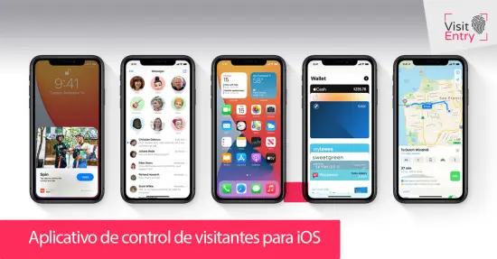 Aplicativo de control de visitantes para iOS